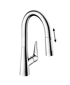 Купить HG Talis S, смес. 72815 д/кух, выдв/повор/излив/110°/150°, 160мм, хром (72815000) по цене 58439.3 руб., в Санкт-Петебруге в интернет магазине 100-Систем, а также дургие товары HANSGROHE из раздела Рычажные смесители и Смесители для кухни
