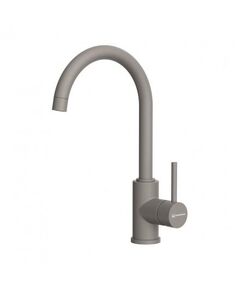 Купить Смеситель для мойки Omoikiri Shinagawa-P-GR leningrad grey, высокий поворотный излив 4974160 (4974160) по цене 11088 руб., в Санкт-Петебруге в интернет магазине 100-Систем, а также дургие товары Omoikiri из раздела Рычажные смесители и Смесители для кухни
