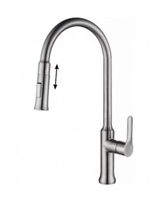 Купить Смеситель для кухни BelBagno BB-LAM38-IN Нержавеющая сталь (BB-LAM38-IN) по цене 13040 руб., в Санкт-Петебруге в интернет магазине 100-Систем, а также дургие товары BelBagno из раздела Рычажные смесители и Смесители для кухни