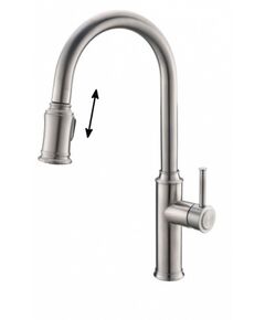 Купить Смеситель для кухни BelBagno BB-LAM58-IN Нержавеющая сталь (bb-lam58-in) по цене 12930 руб., в Санкт-Петебруге в интернет магазине 100-Систем, а также дургие товары BelBagno из раздела Рычажные смесители и Смесители для кухни