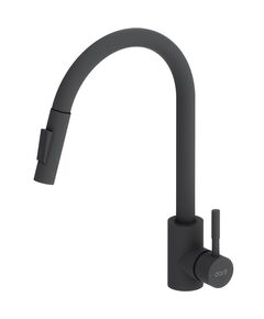 Купить D3007522 Logic Кухонный смеситель с вытягивающимся изливом, черный (d3007522) по цене 5290 руб., в Санкт-Петебруге в интернет магазине 100-Систем, а также дургие товары Dorff из раздела Рычажные смесители и Смесители для кухни