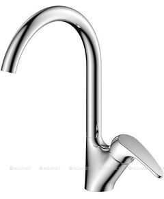 Купить Смеситель для кухни Aquanet Practic высокий, хром  (AF100-41С) по цене 4690 руб., в Санкт-Петебруге в интернет магазине 100-Систем, а также дургие товары AQUANET из раздела Рычажные смесители и Смесители для кухни