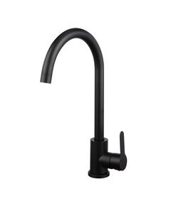 Купить Смеситель для кухни из нержавеющей стали EKO, EKO05-110Black (eko05-110black) по цене 3190 руб., в Санкт-Петебруге в интернет магазине 100-Систем, а также дургие товары Wesnaart из раздела Рычажные смесители и Смесители для кухни