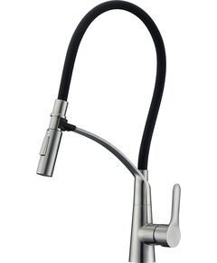 Купить Смеситель для кухни BelBagno Nova BB-LAM36-IN Сатин Черный (bb-lam36-in) по цене 17760 руб., в Санкт-Петебруге в интернет магазине 100-Систем, а также дургие товары BelBagno из раздела Рычажные смесители и Смесители для кухни