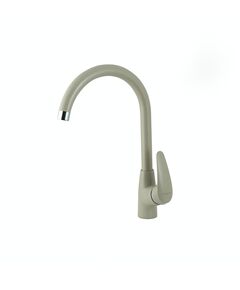 Купить Смеситель для кухни Lemark LINARA LM0405 с высоким поворотным изливом, цвет: грей (LM0405PGR) по цене 8370 руб., в Санкт-Петебруге в интернет магазине 100-Систем, а также дургие товары LEMARK из раздела Рычажные смесители и Смесители для кухни