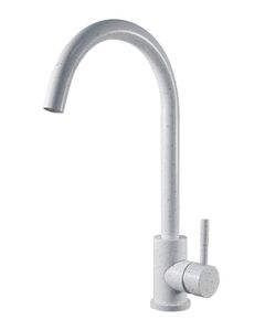 Купить Смеситель д/кухни, R-излив, White, арт. K45 White (k45 white) по цене 5990 руб., в Санкт-Петебруге в интернет магазине 100-Систем, а также дургие товары ESKO из раздела Рычажные смесители и Смесители для кухни