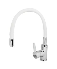 Купить Смеситель "Coral" д/кухни с R-изливом, белый, арт. CL 519 W (cl 519 w) по цене 6490 руб., в Санкт-Петебруге в интернет магазине 100-Систем, а также дургие товары ESKO из раздела Рычажные смесители и Смесители для кухни