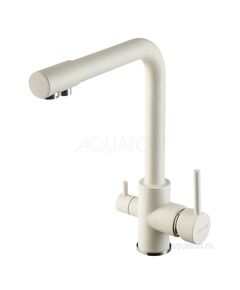 Купить Смеситель AQUATON Руан фильтр жемчуг 1AX004FCXX240 (1ax004fcxx240) по цене 12555.7 руб., в Санкт-Петебруге в интернет магазине 100-Систем, а также дургие товары AQUATON из раздела Смесители с подключением фильтра и Смесители для кухни