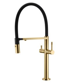 Купить Смеситель для кухни UNO MATT GOLD c краном для питьевой воды (115-mg) по цене 33261 руб., в Санкт-Петебруге в интернет магазине 100-Систем, а также дургие товары BOHEME из раздела Смесители с подключением фильтра и Смесители для кухни
