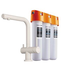 Купить Комплект Nagano-P + Pure drop Lite (пастила) (4216.8028P) по цене 33988 руб., в Санкт-Петебруге в интернет магазине 100-Систем, а также дургие товары Omoikiri из раздела Смесители с подключением фильтра и Смесители для кухни