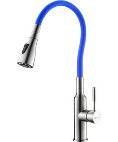 Купить Смеситель Lemark Expert LM5082S-Blue для кухни с гибким изливом (lm5082s-blue) по цене 6750 руб., в Санкт-Петебруге в интернет магазине 100-Систем, а также дургие товары LEMARK из раздела Рычажные смесители и Смесители для кухни