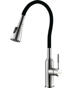 Купить Смеситель Lemark Expert LM5082S-Black для кухни с гибким изливом (lm5082s-black) по цене 12390 руб., в Санкт-Петебруге в интернет магазине 100-Систем, а также дургие товары LEMARK из раздела Рычажные смесители и Смесители для кухни