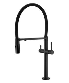 Купить Смеситель для кухни UNO BLACK c краном для питьевой воды (115-b) по цене 30570 руб., в Санкт-Петебруге в интернет магазине 100-Систем, а также дургие товары BOHEME из раздела Смесители с подключением фильтра и Смесители для кухни