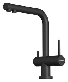 Купить Смеситель для мойки Omoikiri Nagano-P-BL черный, с краном для питьевой воды 4974047 (4974047) по цене 29888 руб., в Санкт-Петебруге в интернет магазине 100-Систем, а также дургие товары Omoikiri из раздела Смесители с подключением фильтра и Смесители для кухни