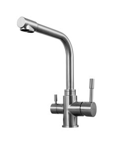 Купить Смеситель Lemark Expert LM5061S для кухни с подключением к фильтру с питьевой водой (lm5061s) по цене 20430 руб., в Санкт-Петебруге в интернет магазине 100-Систем, а также дургие товары LEMARK из раздела Смесители с подключением фильтра и Смесители для кухни