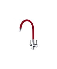 Купить Смеситель Lemark Comfort LM3075C-Red для кухни  с подключением к фильтру с питьевой водой (lm3075c-red) по цене 6600 руб., в Санкт-Петебруге в интернет магазине 100-Систем, а также дургие товары LEMARK из раздела Смесители с подключением фильтра и Смесители для кухни