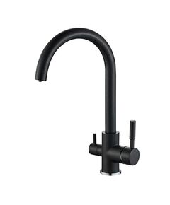 Купить Смеситель для кухни Comfort AQC06BL графит (aqc06bl) по цене 7416.35 руб., в Санкт-Петебруге в интернет магазине 100-Систем, а также дургие товары  из раздела Смесители с подключением фильтра и Смесители для кухни