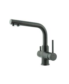 Купить Смеситель для кухни Lemark COMFORT LM3061 с подключением к фильтру питьевой воды, цвет: антрацит (lm3061pan) по цене 22370 руб., в Санкт-Петебруге в интернет магазине 100-Систем, а также дургие товары LEMARK из раздела Смесители с подключением фильтра и Смесители для кухни