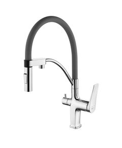 Купить Смеситель Lemark Comfort LM3074C-Gray для кухни с подключением к фильтру с питьевой водой (lm3074c-gray) по цене 25190 руб., в Санкт-Петебруге в интернет магазине 100-Систем, а также дургие товары LEMARK из раздела Смесители с подключением фильтра и Смесители для кухни