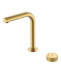 Купить Смеситель автоматический для раковины на 2 отв. TECH Matt Gold (158-MG) по цене 24269 руб., в Санкт-Петебруге в интернет магазине 100-Систем, а также дургие товары BOHEME из раздела Встраиваемые настенные смесители для раковины и Смесители для раковины