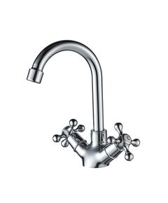 Купить Смеситель для раковины с поворотным изливом RASSVET, RAS02-230 (RAS02-230) по цене 2990 руб., в Санкт-Петебруге в интернет магазине 100-Систем, а также дургие товары Wesnaart из раздела Вентильные смесители и Смесители для раковины