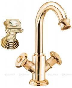 Купить Смеситель для раковины Cezares APHRODITE-LS2-03/24-Sw, золото (aphrodite-ls2-03/24-sw) по цене 83930 руб., в Санкт-Петебруге в интернет магазине 100-Систем, а также дургие товары CEZARES из раздела Вентильные смесители и Смесители для раковины