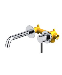 Купить Смеситель Timo Saona 2372/00SM для раковины скрытого монтажа, хром (2372/00sm) по цене 15492 руб., в Санкт-Петебруге в интернет магазине 100-Систем, а также дургие товары TIMO из раздела Встраиваемые настенные смесители для раковины и Смесители для раковины