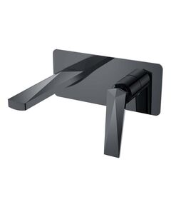 Купить Смеситель для умывальника из стены Shine Gun Metall (375-sgm) по цене 30854 руб., в Санкт-Петебруге в интернет магазине 100-Систем, а также дургие товары BOHEME из раздела Встраиваемые настенные смесители для раковины и Смесители для раковины