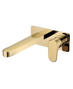 Купить BOHEME Смеситель для умывальника из стены SPECTRE Gold 455-G (455-g) по цене 31912 руб., в Санкт-Петебруге в интернет магазине 100-Систем, а также дургие товары BOHEME из раздела Встраиваемые настенные смесители для раковины и Смесители для раковины