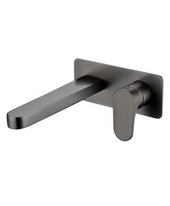Купить BOHEME Смеситель для умывальника из стены SPECTRE Gunmetal 455-GM (455-gm) по цене 31912 руб., в Санкт-Петебруге в интернет магазине 100-Систем, а также дургие товары BOHEME из раздела Встраиваемые настенные смесители для раковины и Смесители для раковины