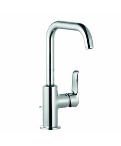Купить KLUDI PURE&SOLID Однорычажный смеситель на умывальник, боковое управление, без донного клапана, арт. 340240575 (340240575) по цене 23680 руб., в Санкт-Петебруге в интернет магазине 100-Систем, а также дургие товары Kludi из раздела Рычажные смесители и Смесители для раковины