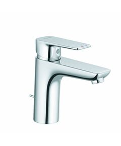 Купить KLUDI PURE&STYLE Однорычажный смеситель на умывальник 100, c донным клапаном, арт. 402900575 (402900575) по цене 21930 руб., в Санкт-Петебруге в интернет магазине 100-Систем, а также дургие товары Kludi из раздела Рычажные смесители и Смесители для раковины