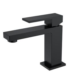 Купить Cмеситель для умывальника Qubic Matt Black (471-b) по цене 17701 руб., в Санкт-Петебруге в интернет магазине 100-Систем, а также дургие товары BOHEME из раздела Рычажные смесители и Смесители для раковины