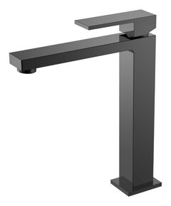 Купить Смеситель для умывальника высокий Qubic Shinny Gun Metal (472-SGM) по цене 26789 руб., в Санкт-Петебруге в интернет магазине 100-Систем, а также дургие товары BOHEME из раздела Рычажные смесители и Смесители для раковины