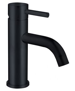 Купить Смеситель ABBER Wasser Kreis AF8110B для раковины, черный матовый (af8110b) по цене 14000 руб., в Санкт-Петебруге в интернет магазине 100-Систем, а также дургие товары ABBER из раздела Рычажные смесители и Смесители для раковины
