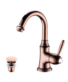Купить Смеситель Lemark Spark LM6707RG для раковины (LM6707RG) по цене 7740 руб., в Санкт-Петебруге в интернет магазине 100-Систем, а также дургие товары LEMARK из раздела Рычажные смесители и Смесители для раковины