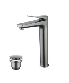 Купить Смеситель Lemark Bronx LM3709GM для раковины (lm3709gm) по цене 24590 руб., в Санкт-Петебруге в интернет магазине 100-Систем, а также дургие товары LEMARK из раздела Рычажные смесители и Смесители для раковины