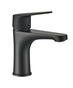 Купить Смеситель для раковины черный NOVA, NOV03-210Black (nov03-210black) по цене 4150 руб., в Санкт-Петебруге в интернет магазине 100-Систем, а также дургие товары Wesnaart из раздела Рычажные смесители и Смесители для раковины