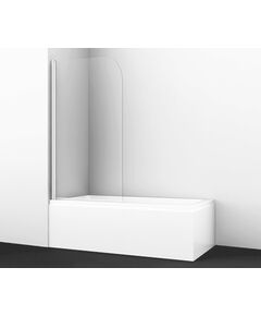 Купить Шторка на ванну WasserKRAFT Leine 80x140 35P01-80 профиль Серебристый стекло прозрачное (35p01-80) по цене 24470 руб., в Санкт-Петебруге в интернет магазине 100-Систем, а также дургие товары WasserKRAFT из раздела Стеклянные шторки для ванн и Сантехника