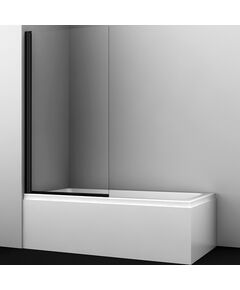 Купить Шторка на ванну WasserKRAFT Berkel 80x140 48P01-80B профиль Черный стекло прозрачное (48p01-80b) по цене 24820 руб., в Санкт-Петебруге в интернет магазине 100-Систем, а также дургие товары WasserKRAFT из раздела Стеклянные шторки для ванн и Сантехника