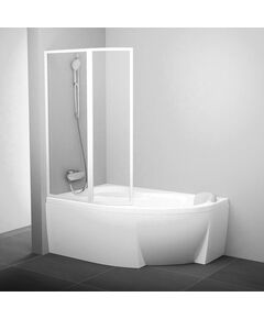 Купить Шторка для ванны Ravak VSK2 ROSA 150 Транспарент 150 L (76l80100z1) по цене 45870 руб., в Санкт-Петебруге в интернет магазине 100-Систем, а также дургие товары RAVAK из раздела Стеклянные шторки для ванн и Сантехника