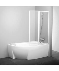 Купить Шторка для ванны Ravak VSK2 ROSA 140 Транспарент 140 P (76p70100z1) по цене 44990 руб., в Санкт-Петебруге в интернет магазине 100-Систем, а также дургие товары RAVAK из раздела Стеклянные шторки для ванн и Сантехника