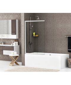Купить Main 41S02-80  WasserSchutz Стеклянная шторка на ванну (41s02-80 wasserschutz) по цене 26736 руб., в Санкт-Петебруге в интернет магазине 100-Систем, а также дургие товары WasserKRAFT из раздела Стеклянные шторки для ванн и Сантехника