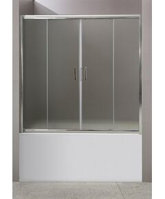 Купить Шторка на ванну BelBagno Uno VF-2 170 профиль Хром стекло рифленое (uno-vf-2-170/145-p-cr) по цене 24100 руб., в Санкт-Петебруге в интернет магазине 100-Систем, а также дургие товары BelBagno из раздела Стеклянные шторки для ванн и Сантехника