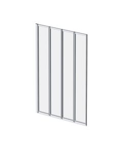 Купить W80BS-100-140CT Like Шторка на борт ванны 100х140, поворотно-складная, хром, стекло прозрачное (W80BS-100-140CT) по цене 22090 руб., в Санкт-Петебруге в интернет магазине 100-Систем, а также дургие товары AM.PM из раздела Стеклянные шторки для ванн и Сантехника