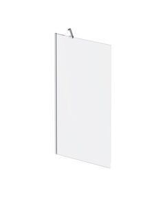 Купить W90BS-080-140CM Gem шторка на борт ванны 80х140, фиксированная, хром, стекло матовое, с пристенным к (w90bs-080-140cm) по цене 15990 руб., в Санкт-Петебруге в интернет магазине 100-Систем, а также дургие товары AM.PM из раздела Стеклянные шторки для ванн и Сантехника