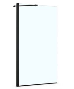 Купить Шторка для ванны Azario Merrit 80х140 цвет профиля черный (az-nf6310-1 800 black) по цене 9900 руб., в Санкт-Петебруге в интернет магазине 100-Систем, а также дургие товары Azario из раздела Стеклянные шторки для ванн и Сантехника