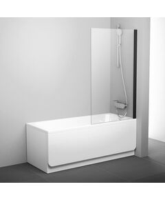 Купить Шторка на ванну 80х140 см Ravak Pivot 79840300Z1 (79840300z1) по цене 23650 руб., в Санкт-Петебруге в интернет магазине 100-Систем, а также дургие товары RAVAK из раздела Стеклянные шторки для ванн и Сантехника