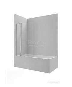 Купить Шторка на ванну Roca Victoria B1HF 100X150  M19510012 (M19510012) по цене 23988.77 руб., в Санкт-Петебруге в интернет магазине 100-Систем, а также дургие товары ROCA из раздела Стеклянные шторки для ванн и Сантехника