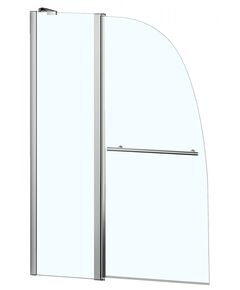 Купить Шторка для ванны складная Azario Boston 100х140 цвет профиля хром (az-142tb) по цене 13350 руб., в Санкт-Петебруге в интернет магазине 100-Систем, а также дургие товары Azario из раздела Стеклянные шторки для ванн и Сантехника